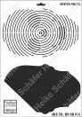 Schablone-Stencil A3 047-0974 Hypno Skull